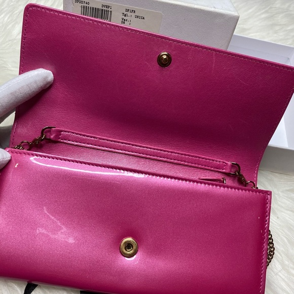 VERSACE WALLET CLUTCH WRISTLET FUSHIA PORTAFOGLIO - Picture 5 of 10